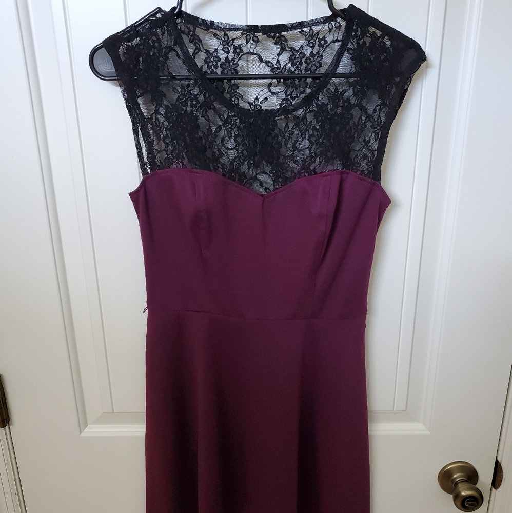 Purple dress
